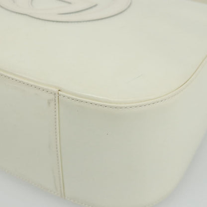 Gucci GUCCI Shoulder Bag Enamel White 001 1364 1703 Authentic ti3860