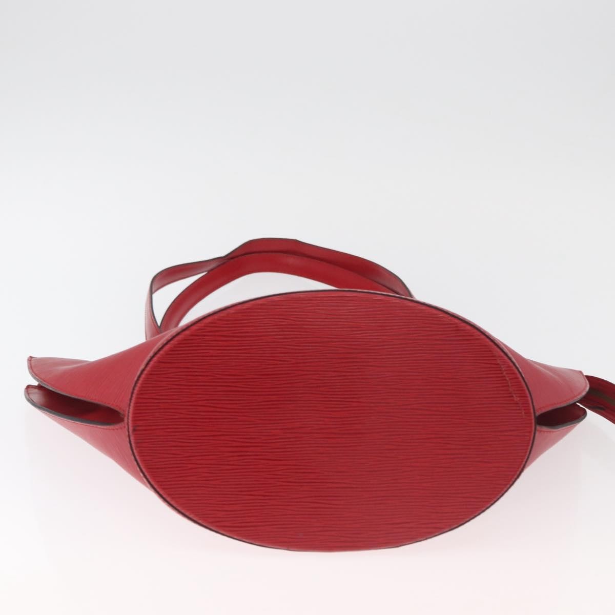 Louis Vuitton LOUIS VUITTON Epi Saint Jacques Shopping Shoulder Bag Red M52277 LV Authentic 182290