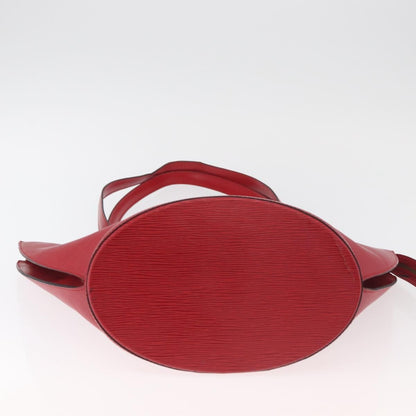 Louis Vuitton LOUIS VUITTON Epi Saint Jacques Shopping Shoulder Bag Red M52277 LV Authentic 182290