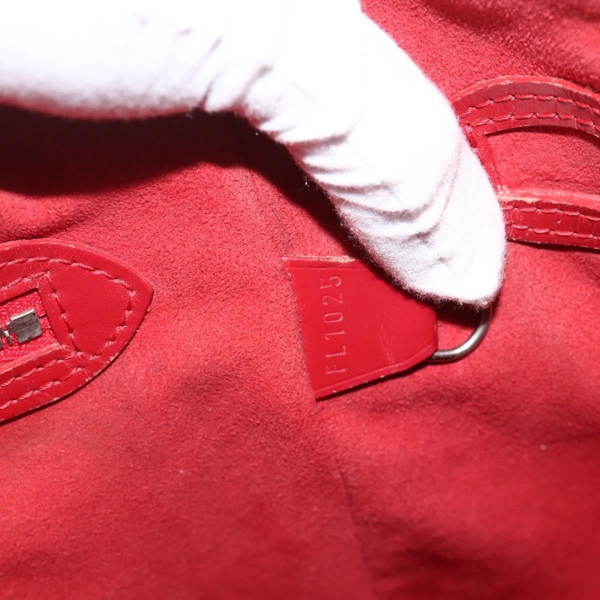 Louis Vuitton LOUIS VUITTON Epi Bucket PM Shoulder Bag Red M5899E LV Authentic bs34346