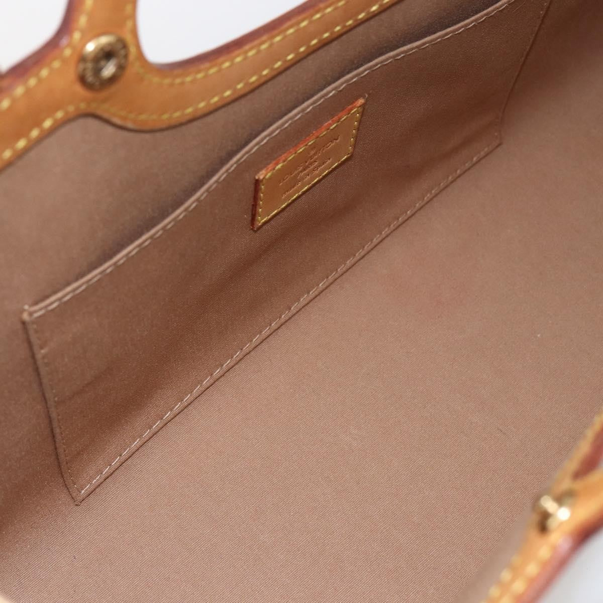 Louis Vuitton LOUIS VUITTON Monogram Vernis Roxbury Drive Bag 2Way Noisette M91372 Authentic 164676