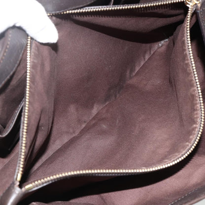 Celine CELINE New Boogie Bag Hand Bag Leather Brown Gold Authentic 179282A