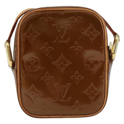 Louis Vuitton LOUIS VUITTON Monogram Vernis Christie PM Bag Bronze M91111 Authentic ep12411