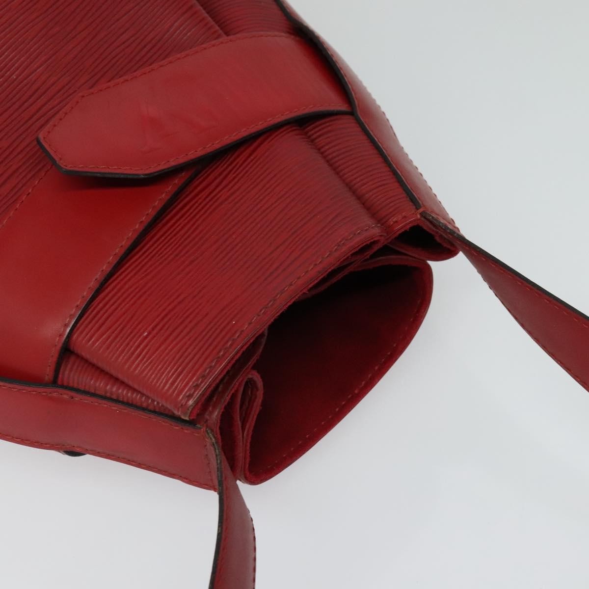 Louis Vuitton LOUIS VUITTON Epi Sac Depaule PM Shoulder Bag Red M80207 LV Authentic bs24723