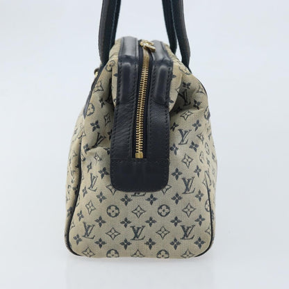 Louis Vuitton LOUIS VUITTON Monogram Mini Josephine PM Hand Bag Blue M92049 LV Authentic ep13340