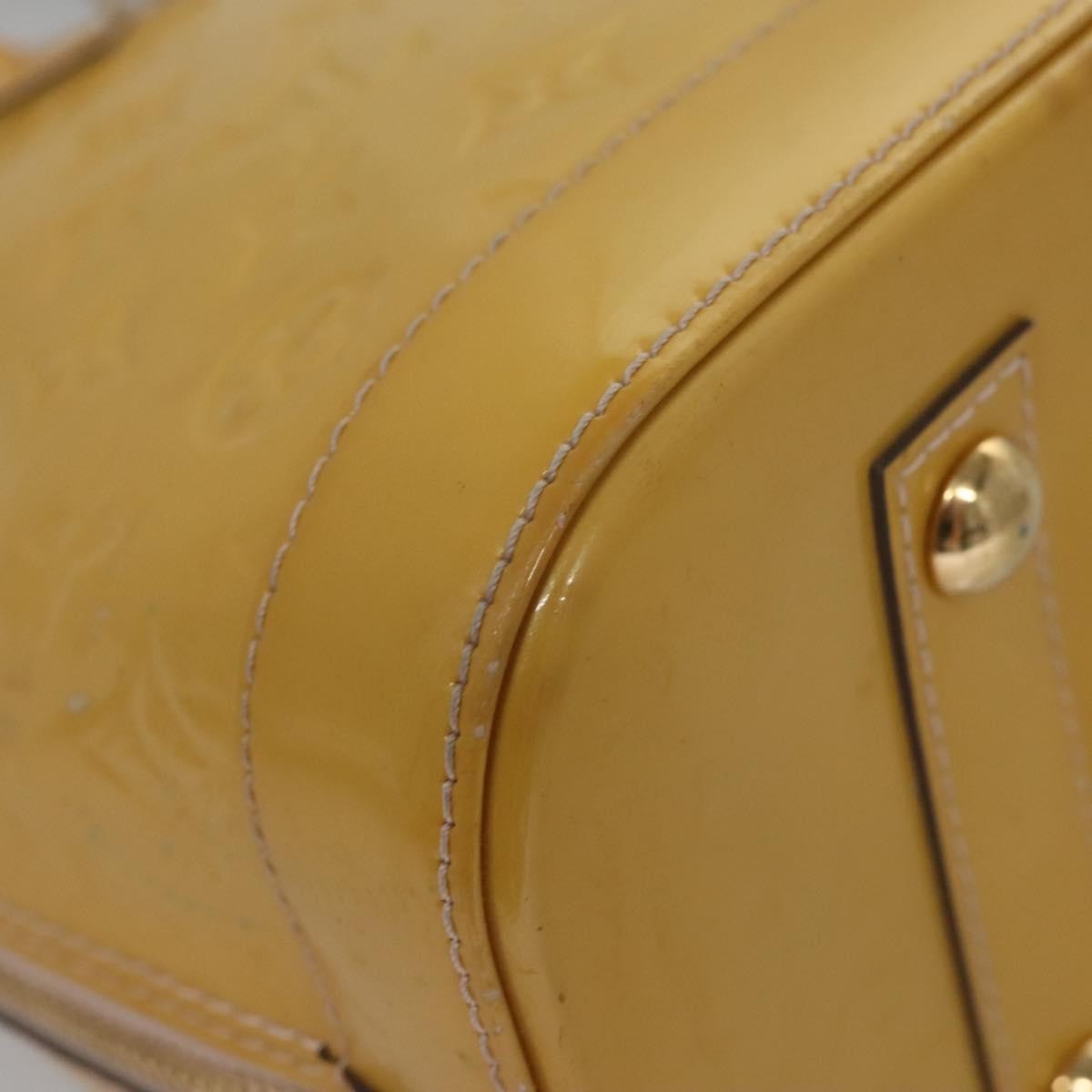 Louis Vuitton LOUIS VUITTON Monogram Vernis Alma PM Hand Bag 2way Dunne M90170 LV Authentic KD187