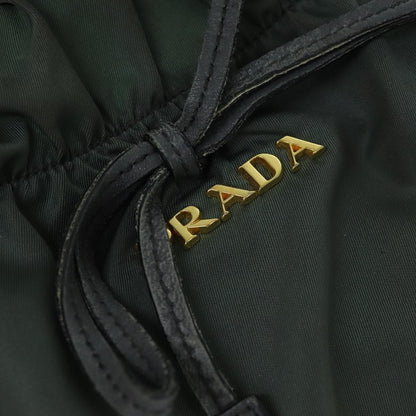 Prada PRADA Hand Bag Nylon 2way Khaki Authentic 77763