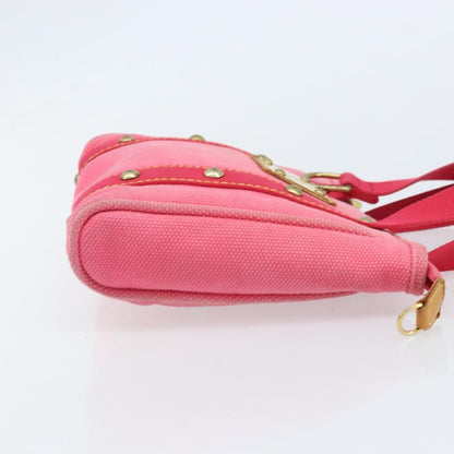 Louis Vuitton LOUIS VUITTON Antigua Cabas PM Hand Bag Rouge Pink M40088 LV Authentic ka2366