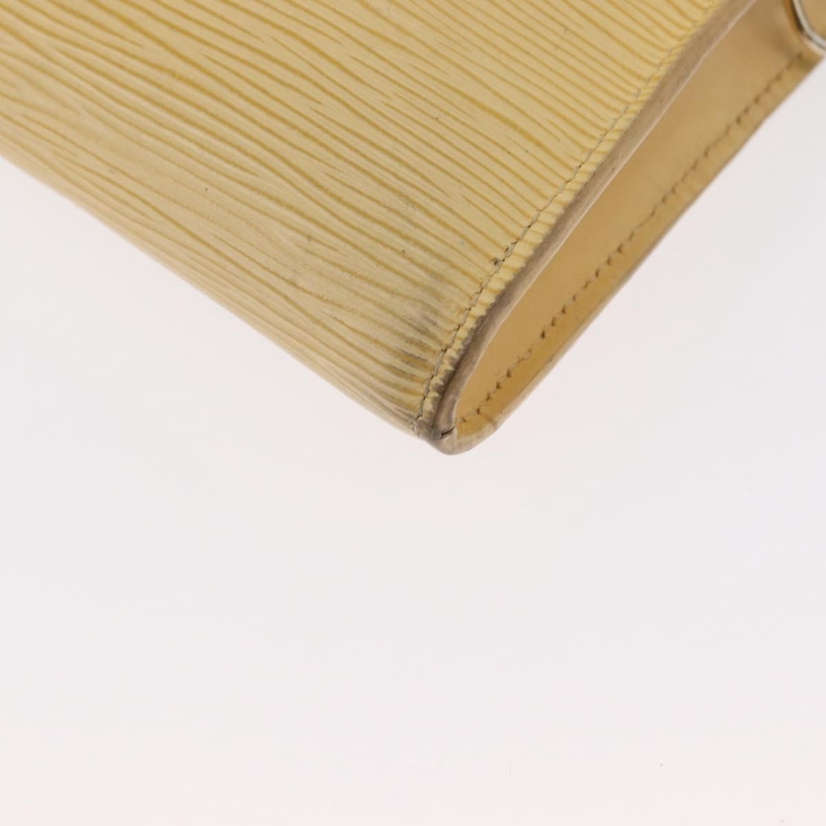 Louis Vuitton LOUIS VUITTON Epi Pochette Accessoires Pouch Vanilla M5294A LV Authentic ka982 Bag