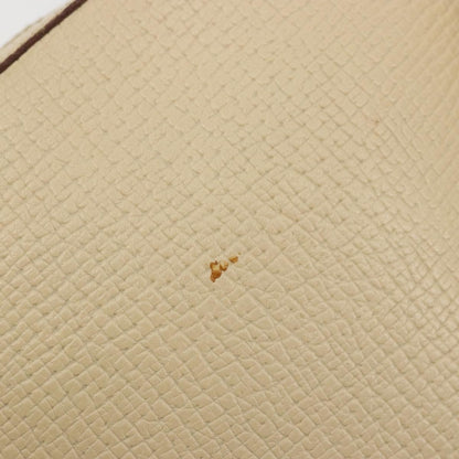 Loewe LOEWE Hand Bag Leather Ivory Gold Authentic 175195