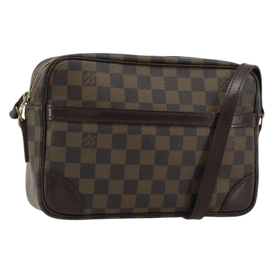 Louis Vuitton LOUIS VUITTON Damier Ebene Trocadero 27 Shoulder Bag SPO N48085 LV Authentic 180428