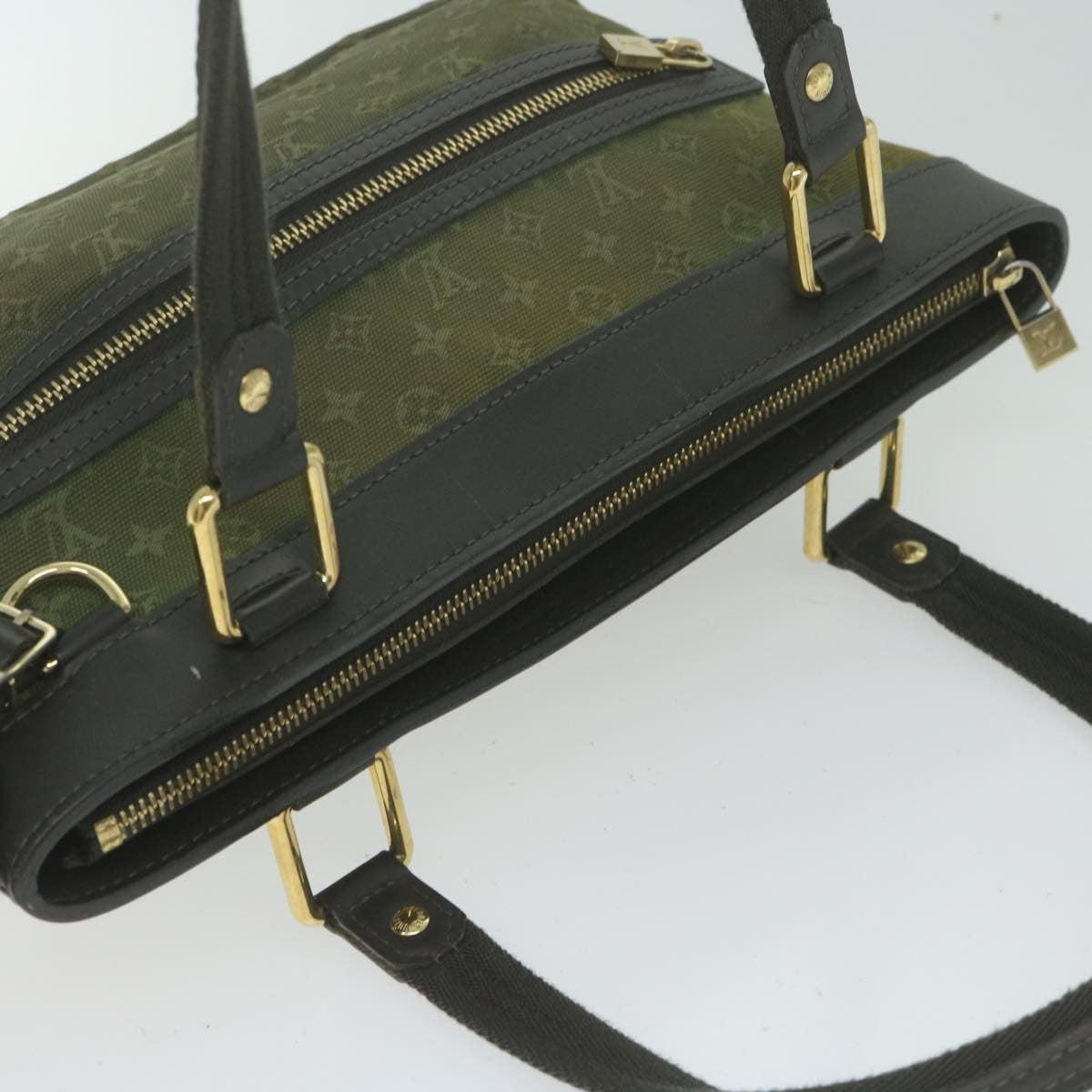 Louis Vuitton LOUIS VUITTON Monogram Mini Lucille PM Hand Bag TST Khaki M92682 LV Authentic ep3029