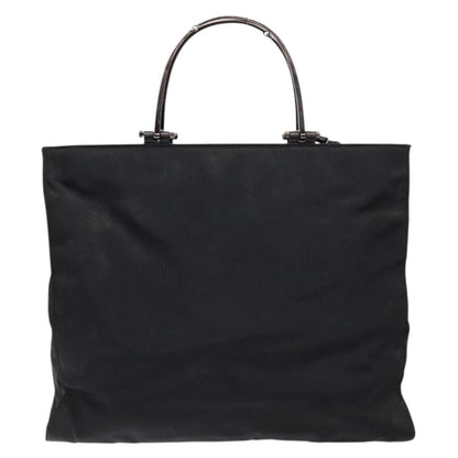Gucci GUCCI Hand Bag Nylon 2way Black Silver 002 1028 2684 Authentic 139157