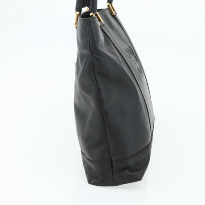 Loewe LOEWE Anagram Tote Bag Leather Black Gold Authentic 162466