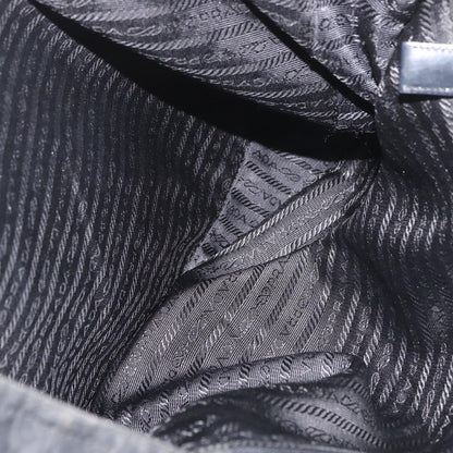 Prada PRADA Tote Bag Nylon Black Silver Authentic bs29615