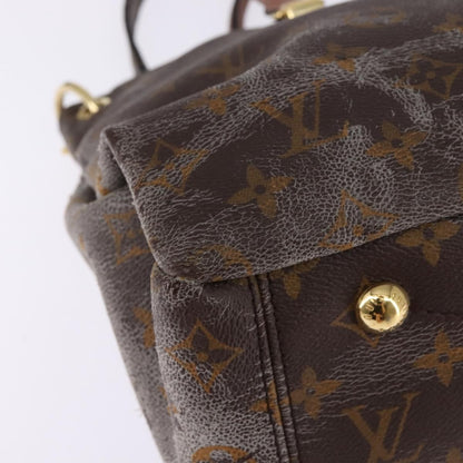 Louis Vuitton LOUIS VUITTON Monogram Pallas MM Hand Bag 2way Bois De Rose M41598 Authentic 145373