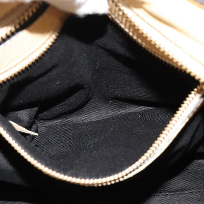 Chloé Chloé Chloe Etel Hand Bag Leather 2way Beige Gold Authentic am9018