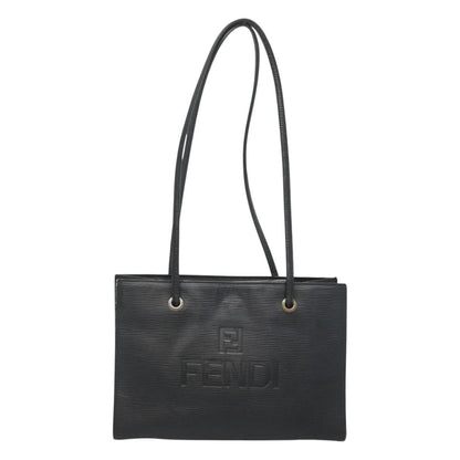 Fendi FENDI Shoulder Bag Leather Black Authentic 124503