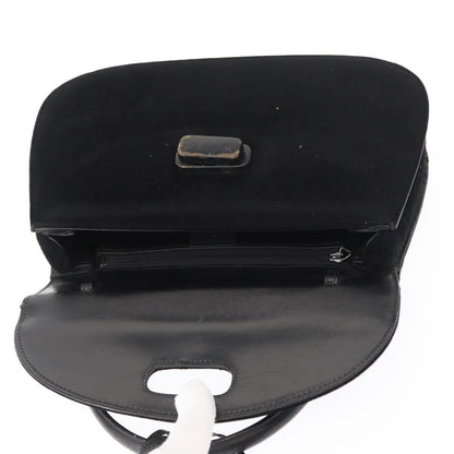 Gucci GUCCI Hand Bag Suede Black Authentic 153123