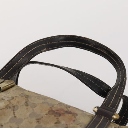 Gucci GUCCI GG Supreme GG Crystal Hand Bag PVC 3 Set Beige Authentic 174861