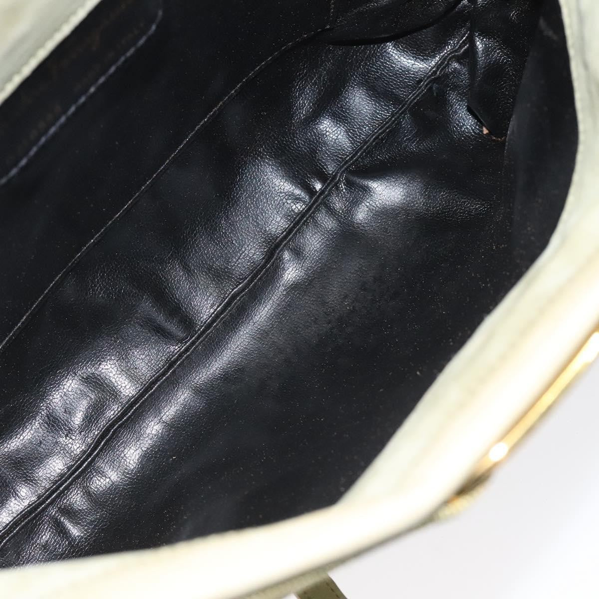 Salvatore Ferragamo Salvatore Ferragamo Shoulder Bag Suede Green Gold Authentic bs25782