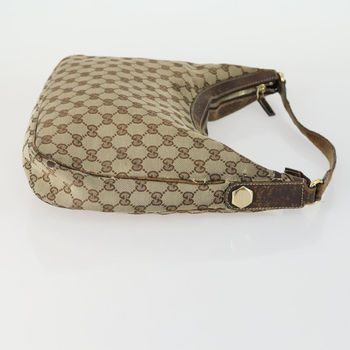 Gucci GUCCI GG Canvas Shoulder Bag 2 Set Beige Authentic bs31982