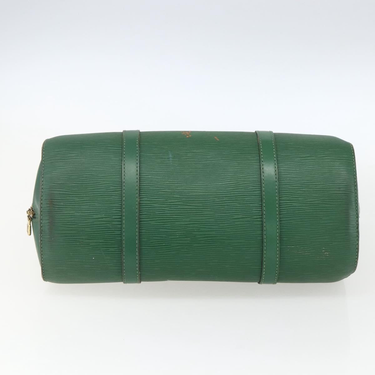 Louis Vuitton LOUIS VUITTON Epi Soufflot Hand Bag Green M52224 LV Authentic 170774
