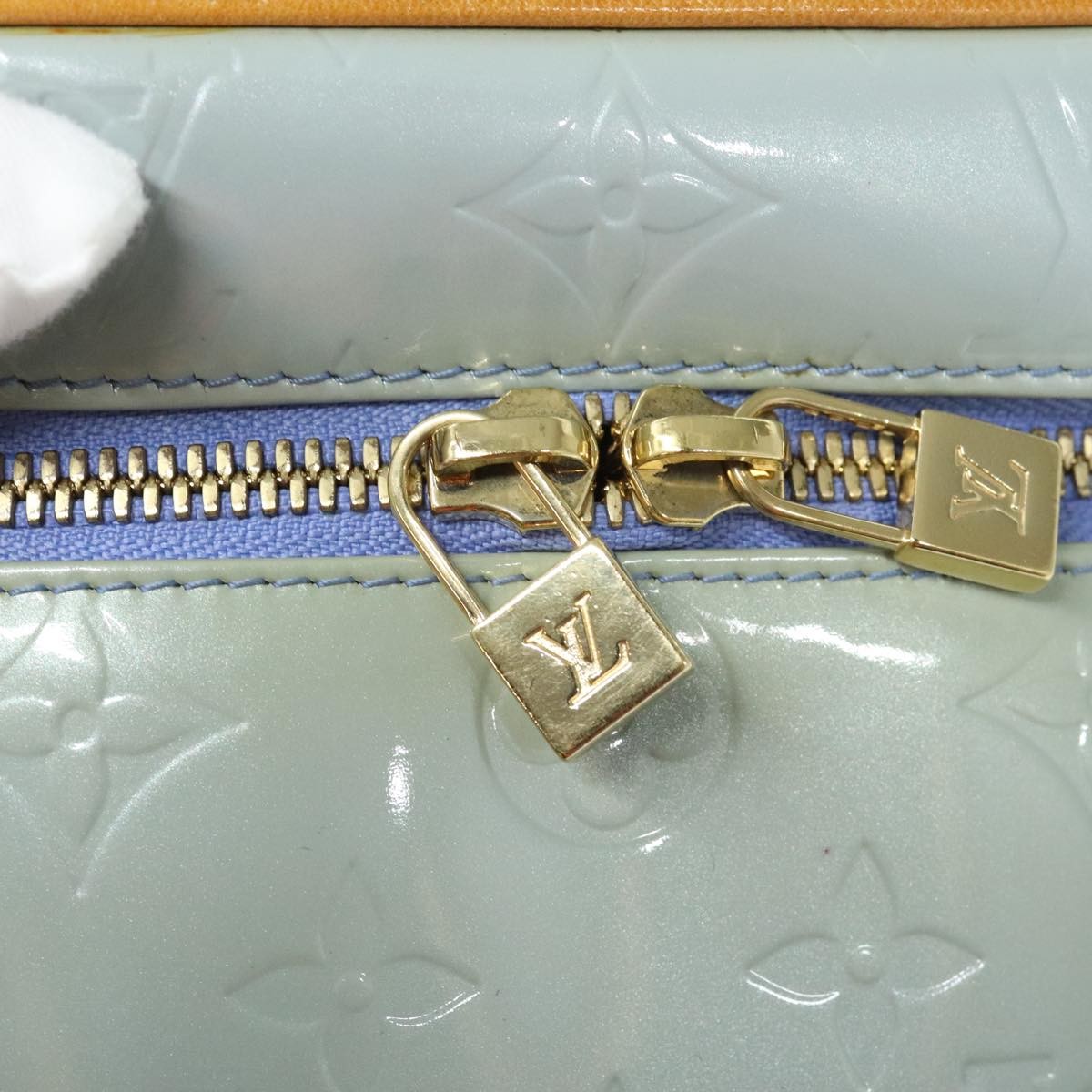 Louis Vuitton LOUIS VUITTON Monogram Vernis Sullivan Vertical Bag Lavande M91258 LV Authentic 90945