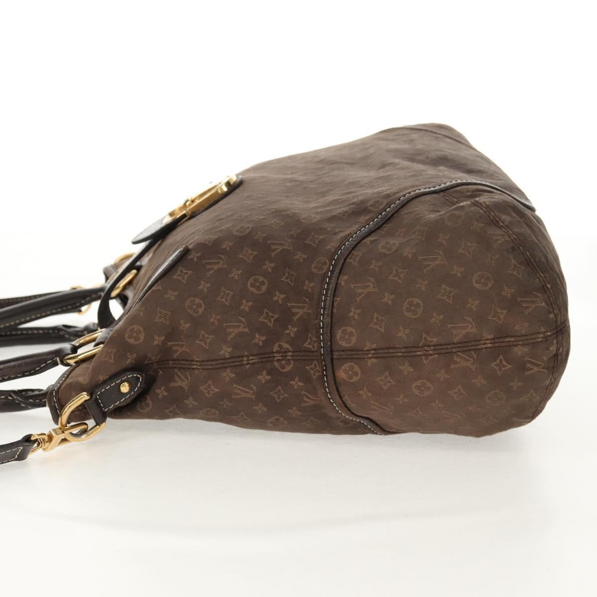Louis Vuitton LOUIS VUITTON Monogram Idylle Elegy Hand Bag Black M56696 LV Authentic bs31637