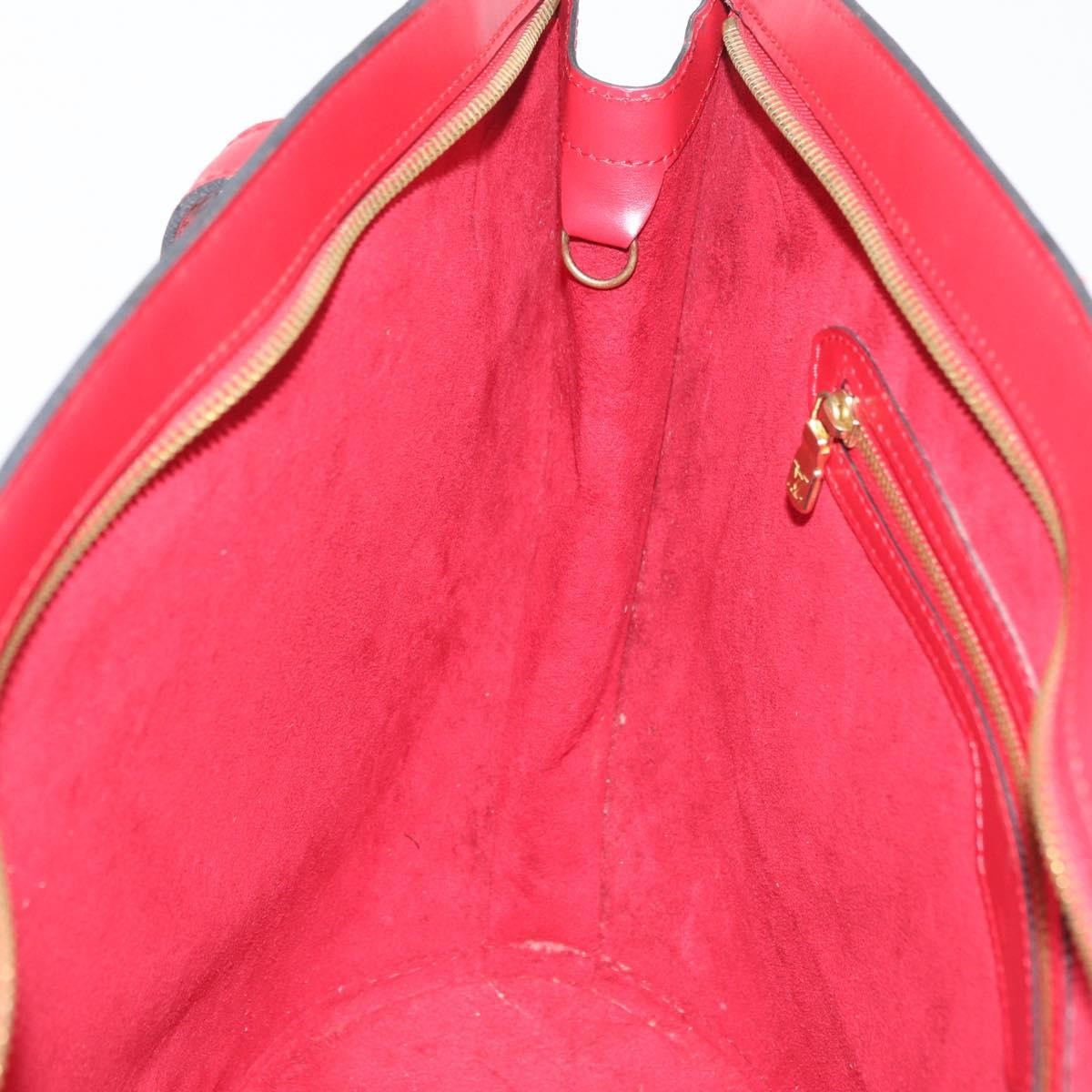 Louis Vuitton LOUIS VUITTON Epi Saint Jacques Shopping Shoulder Bag Red M52277 LV Authentic 182290
