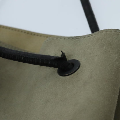 Gucci GUCCI Shoulder Bag Suede Beige 101341 Authentic 96679