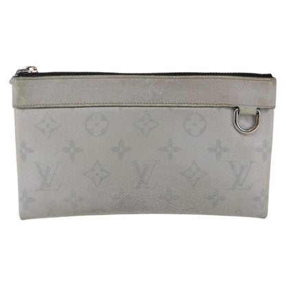 Louis Vuitton LOUIS VUITTON Monogram Taigarama Pochette Discovery PM Gray M30279 Authentic 147372 Bag