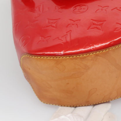 Louis Vuitton LOUIS VUITTON Monogram Vernis Biscayne Bay GM Bag Rouge M91287 LV Authentic 139917