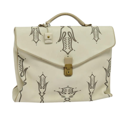 BOTTEGAVENETA BOTTEGAVENETA BOTTEGA VENETA Hand Bag Leather White Gold Authentic bs25987