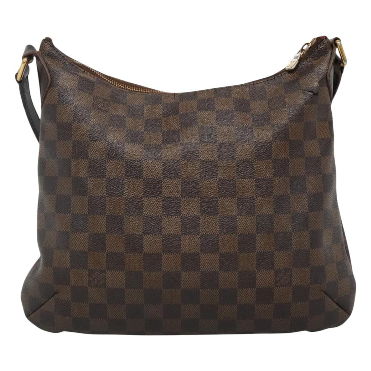 Louis Vuitton LOUIS VUITTON Damier Ebene Bloomsbury PM Shoulder Bag N42251 LV Authentic BD248