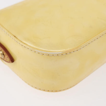 Louis Vuitton LOUIS VUITTON Monogram Vernis Malibu Street Bag Perle M91507 LV Authentic BAZ639