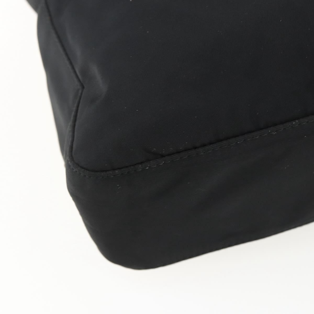 Prada PRADA Chain Shoulder Bag Nylon Black Authentic 170424