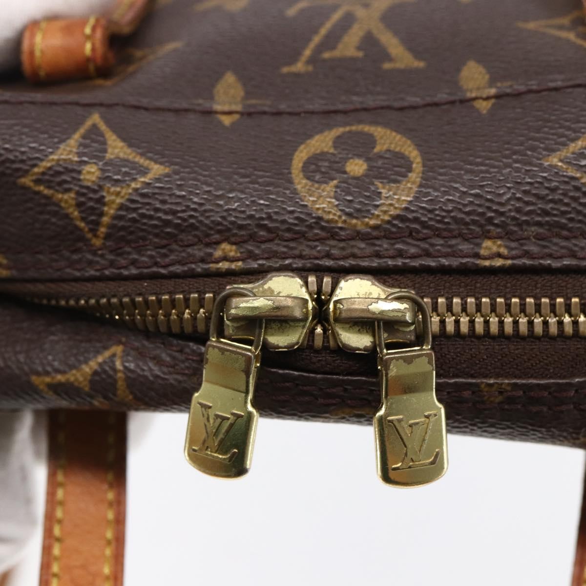 Louis Vuitton LOUIS VUITTON Monogram Spontini Hand Bag M47500 LV Authentic 147162