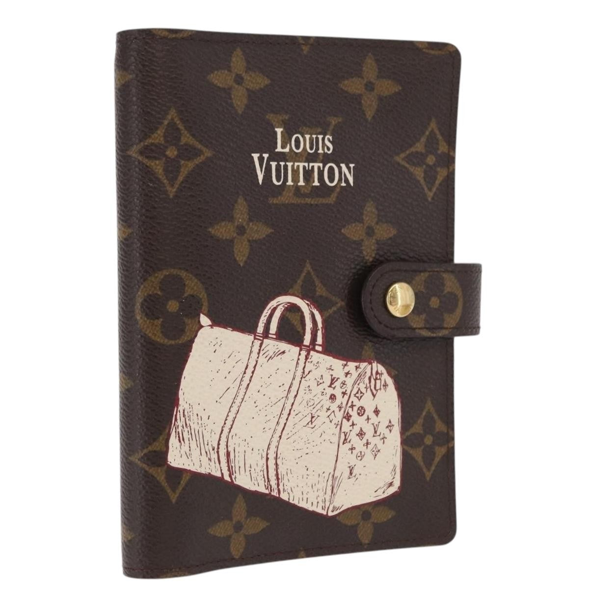 Louis Vuitton LOUIS VUITTON Monogram Keepall Agenda PM Day Planner Cover R20964 LV Authentic 171189 Bag