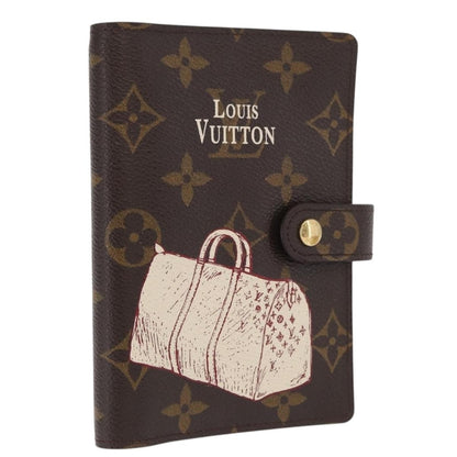 Louis Vuitton LOUIS VUITTON Monogram Keepall Agenda PM Day Planner Cover R20964 LV Authentic 171189 Bag