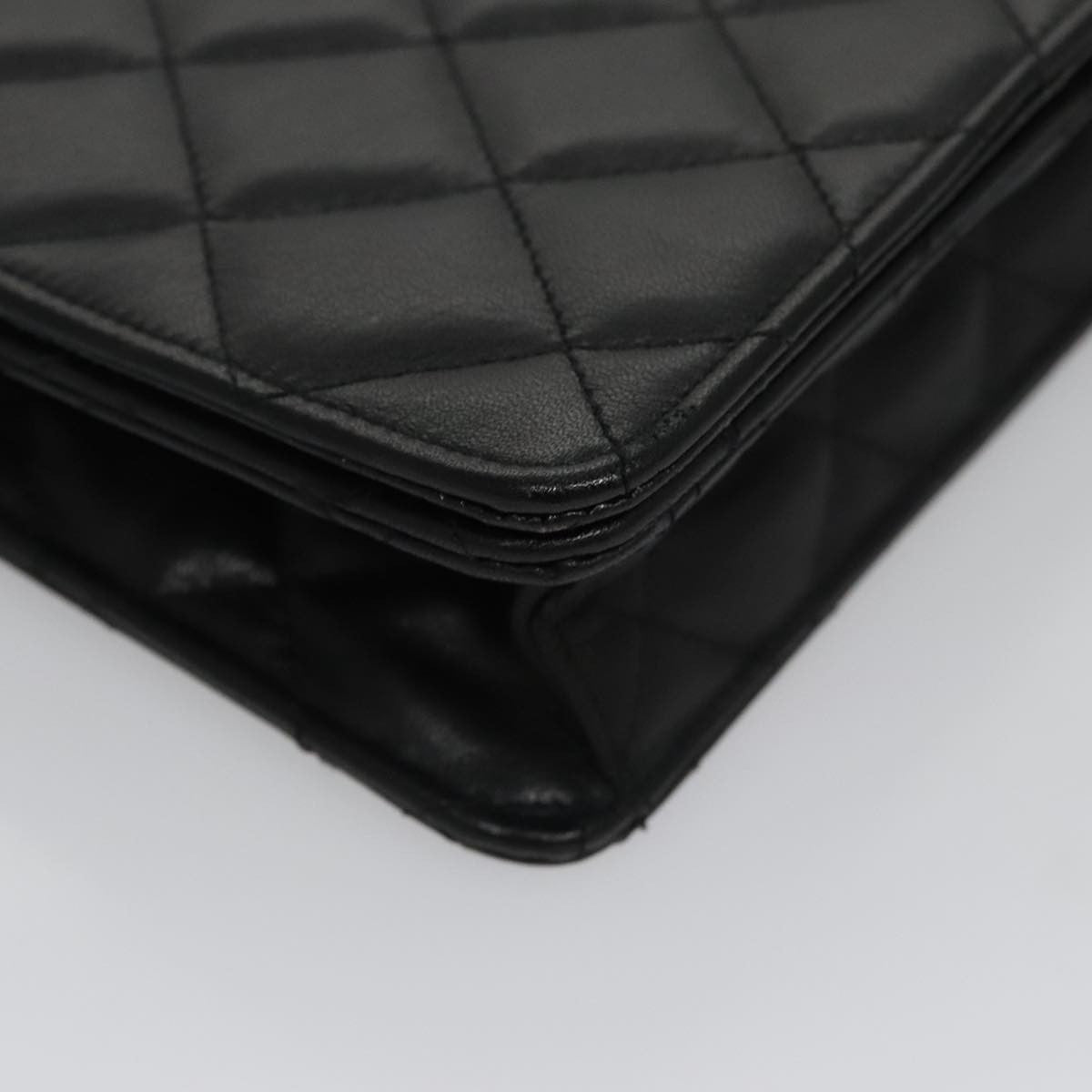Givenchy GIVENCHY Chain Shoulder Bag Leather Black Authentic bs20851