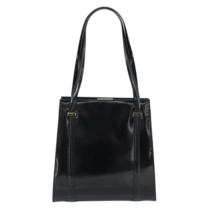 Gucci GUCCI Tote Bag Patent leather Black Gold 001 781 1735 Authentic bs35287