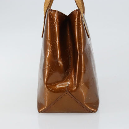 Louis Vuitton LOUIS VUITTON Monogram Vernis Reade PM Hand Bag Bronze M91146 LV Authentic BA6257