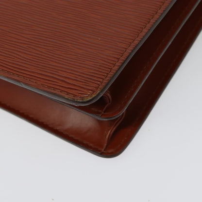 Louis Vuitton LOUIS VUITTON Epi Serviette Conseiller Briefcase Brown M54423 LV Authentic BA4610 Bag