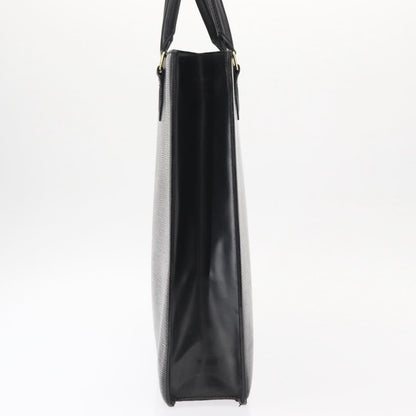 Louis Vuitton LOUIS VUITTON Epi Sac Plat Hand Bag Black M59082 LV Authentic ka251