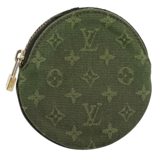 Louis Vuitton LOUIS VUITTON Monogram Mini Porte Monnaie Ron Purse TST Khaki M92451 Authentic 140009