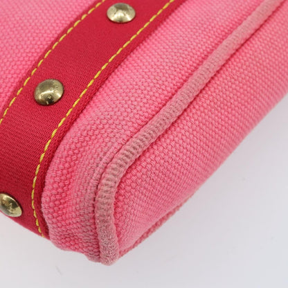 Louis Vuitton LOUIS VUITTON Antigua Cabas PM Hand Bag Rouge Pink M40088 LV Authentic ka2366