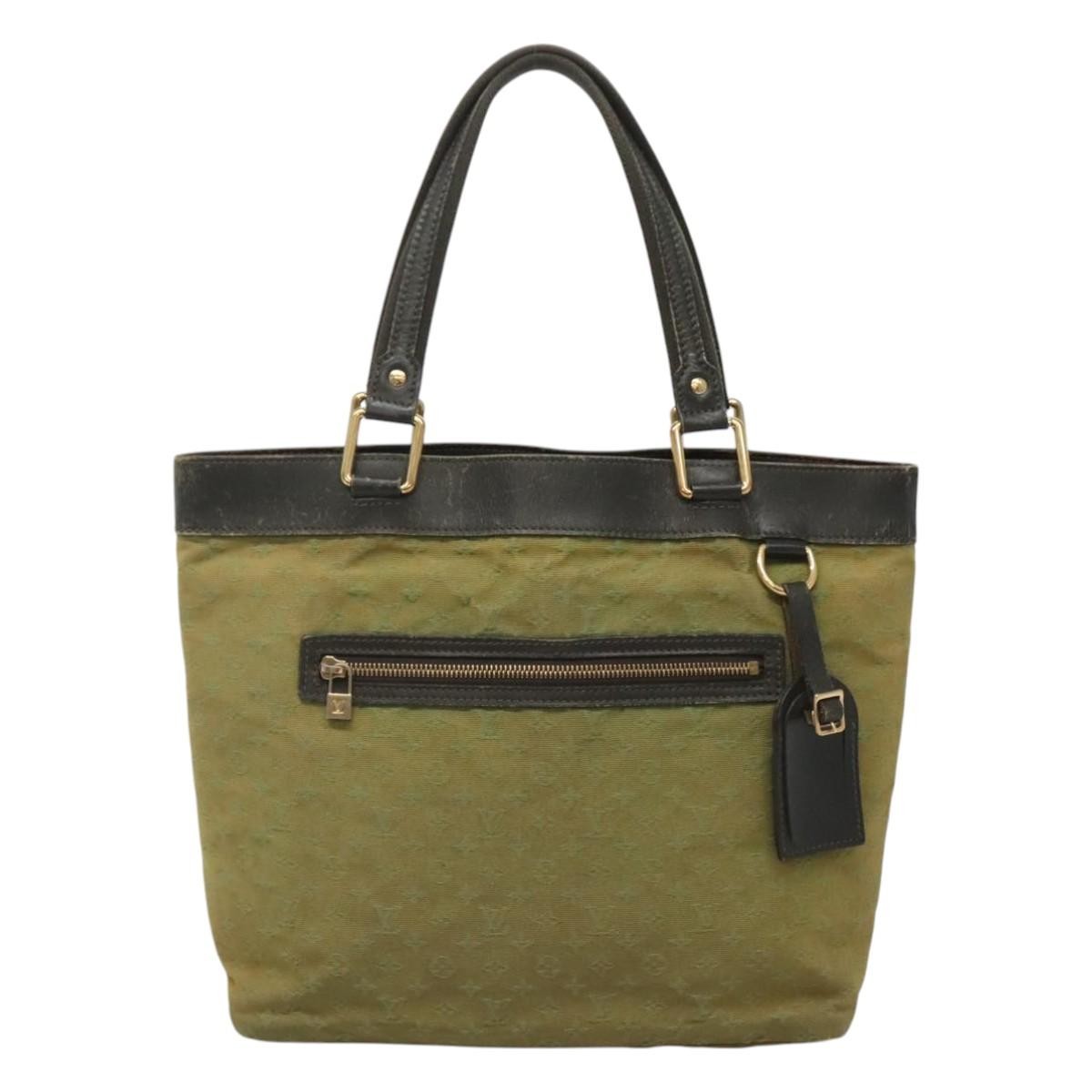 Louis Vuitton LOUIS VUITTON Monogram Mini Lucille GM Tote Bag TST Khaki M92681 LV Authentic th5875