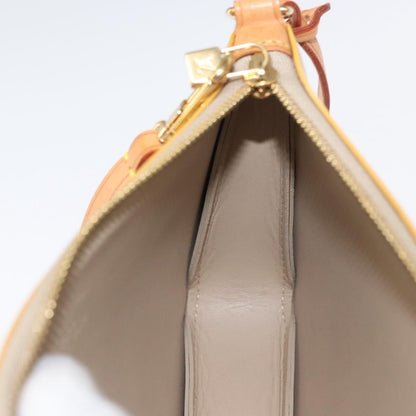 Louis Vuitton LOUIS VUITTON Monogram Vernis Lexington Accessory Pouch Beige M91010 Authentic 162728 Bag