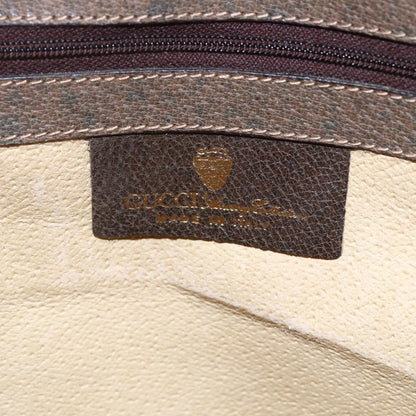 Gucci GUCCI GG Supreme Hand Bag PVC Beige Gold Authentic 150024